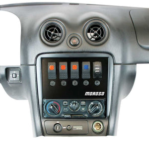 Moroso 74315 99-04 fits Mazda Miata NB Radio Pocket Block Off Plate With Switche