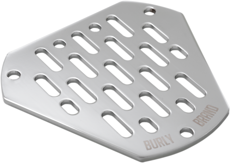 Burly 0206-0181-CH Brand Hex Faceplate MX -Chrome