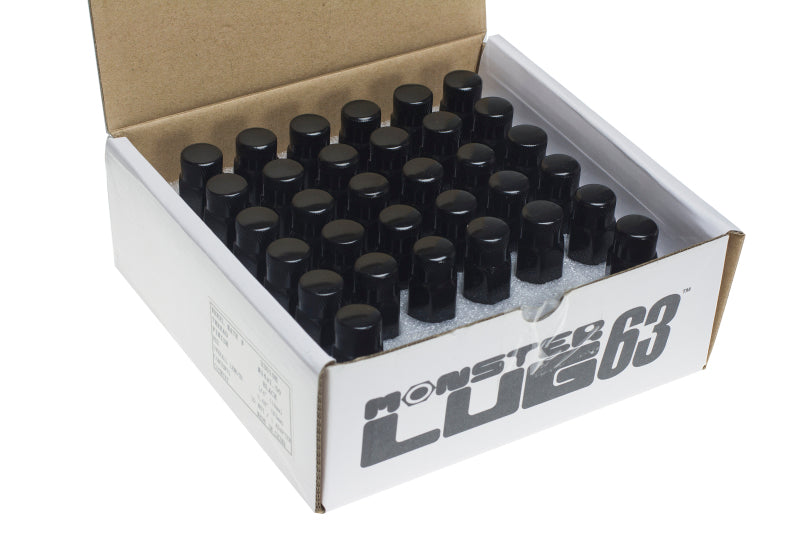 Wheel Mate HR3805BY Muteki HR38 Open End Lug Nuts 12x1.25 Black Chrome / Yellow Ring