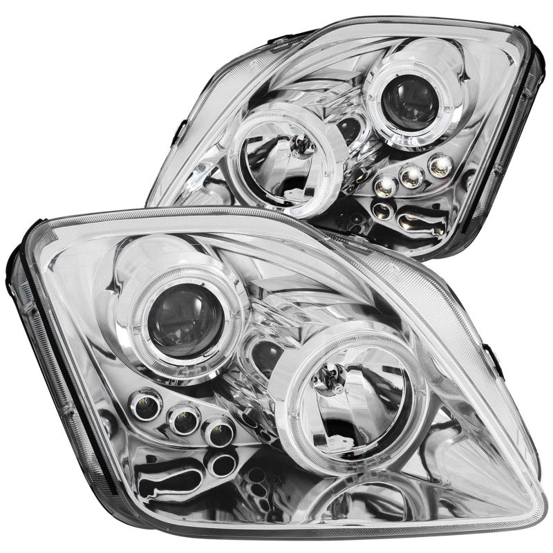 ANZO 121342 1901 fits Honda 97-20 Prelude Projector Headlights w/ Halo Chrome w/ LED