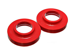 Energy Suspension 2.6101R Front. Spring Pad Set fits Jeep Tj - Red