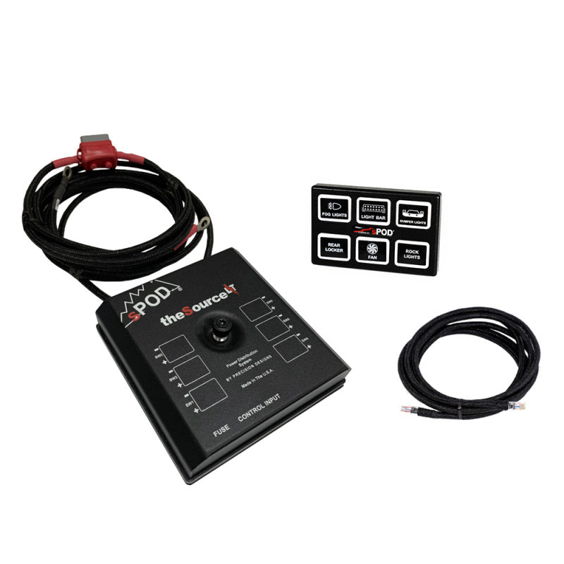 SPOD SL-M6-UNI-84 SourceLT w/ Mini6 for Universal w/ 84 Inch Battery Cables