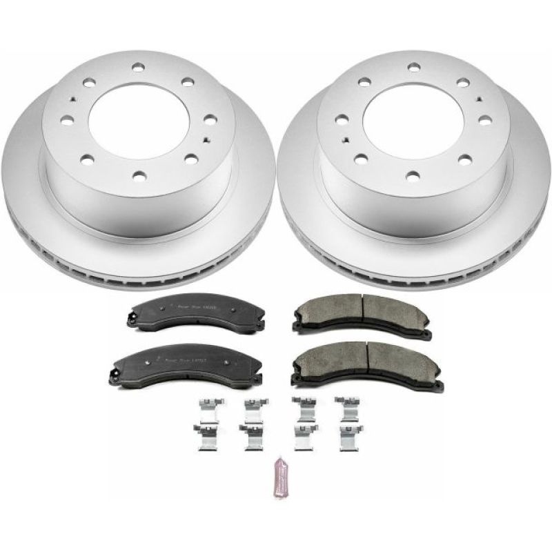 Power Stop CRK6993 15-19 fits GMC Sierra 2500 HD Rear Z17 Coated Brake Kit