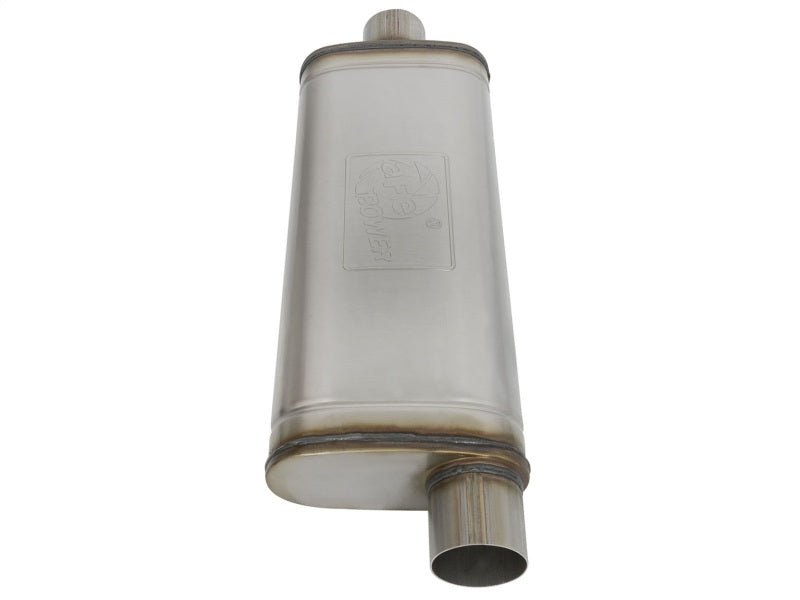 AFE 49M00017 rce XP SS Muffler 3in Center Inlet / 3in Offset Outlet 22in L x 9i