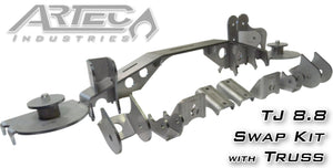 Artec Industries TR8801 97-06 fits Jeep Wrangler TJ8.8 Swap Kit With Truss
