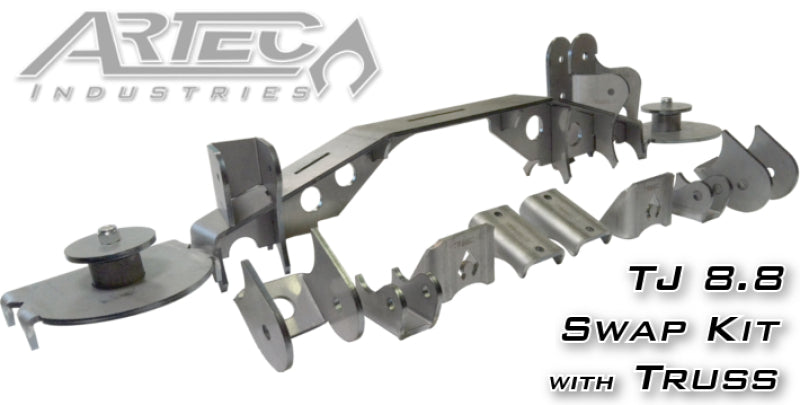 Artec Industries TR8801 97-06 fits Jeep Wrangler TJ8.8 Swap Kit With Truss
