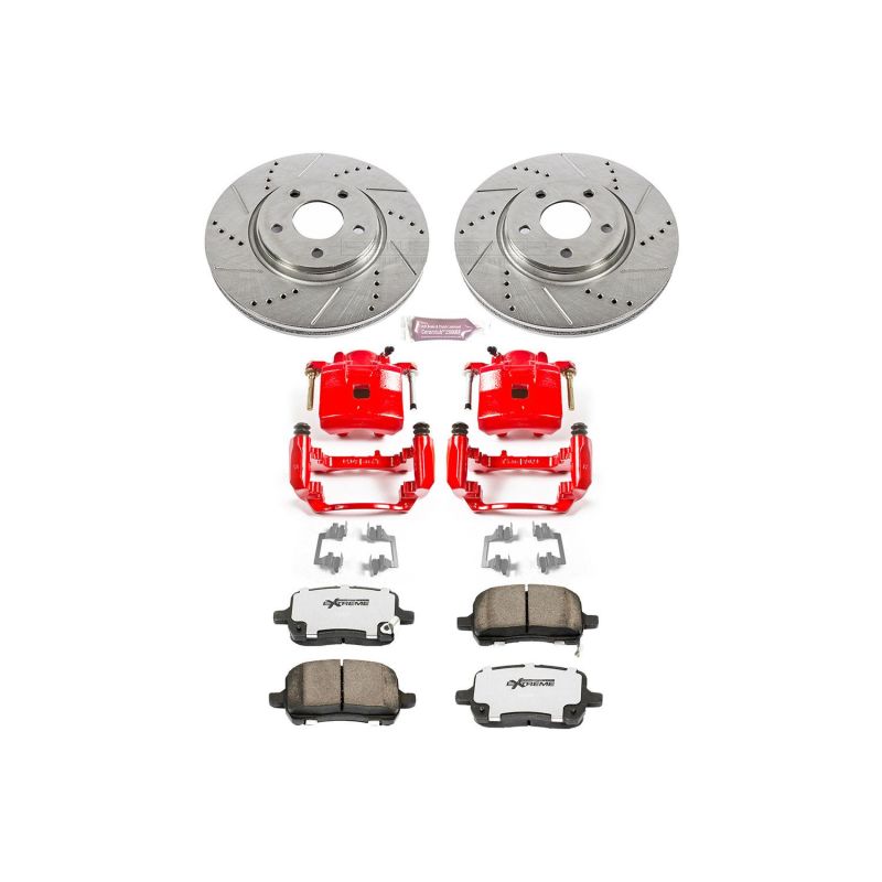 PowerStop fits Chevrolet Cobalt Front Z26 Street Warrior Brake Kit w/Calipers