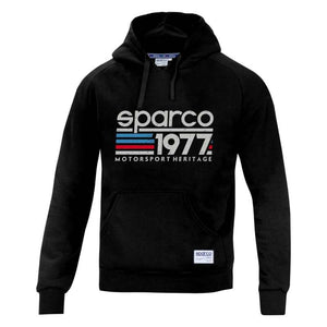 SPARCO 01320NR3L Hoodie 1977 LRG Black
