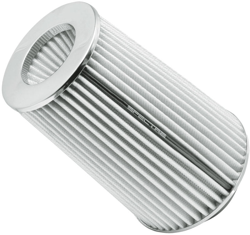 Spectre 9738 Adjustable Conical Air Filter 9-1/2in. Tall (Fits 3in. / 3-1/2in. / 4in. Tubes) - White