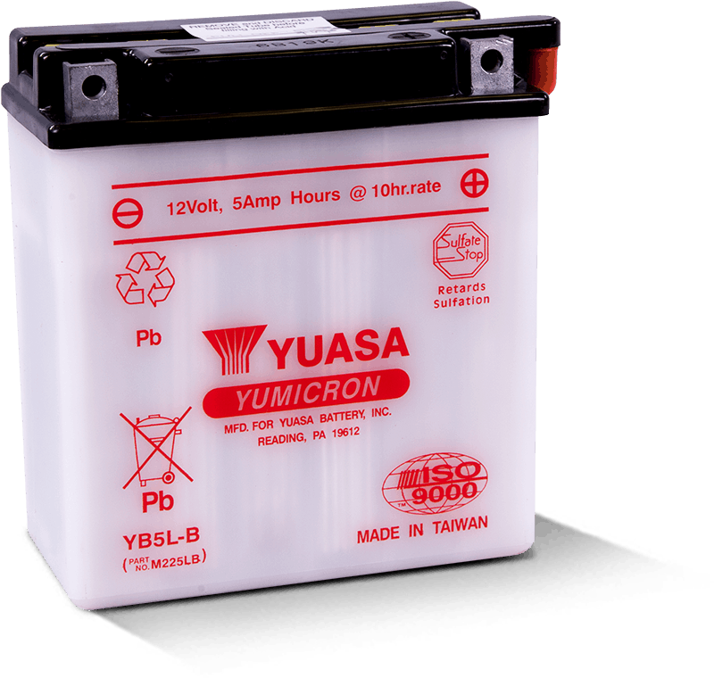 Yuasa YUAM225LB YB5L-B Yumicron 12 Volt Battery