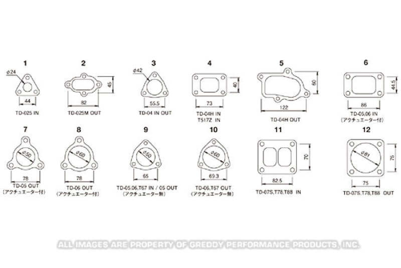 GReddy 11900141 TD06 Turbo Outlet Gasket