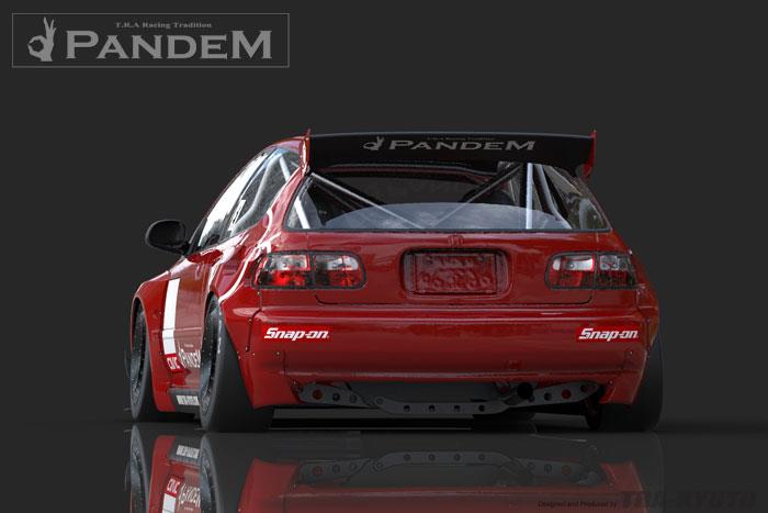 GReddy 17050113 92-95 fits Honda Civic EG Hatchback Pandem Rocket Bunny Side Ski