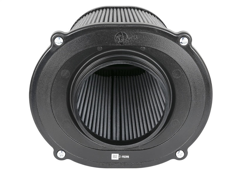 AFE 21-90098 Quantum Pro DRY S Air Filter Flat Top - 5in Flange x 9in Height