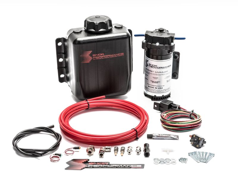 Snow Performance SNO-301 Stg 1 Boost Cooler TD Water Injection Kit (Incl. Red Hi-Temp Tubing/Quick Fittings)