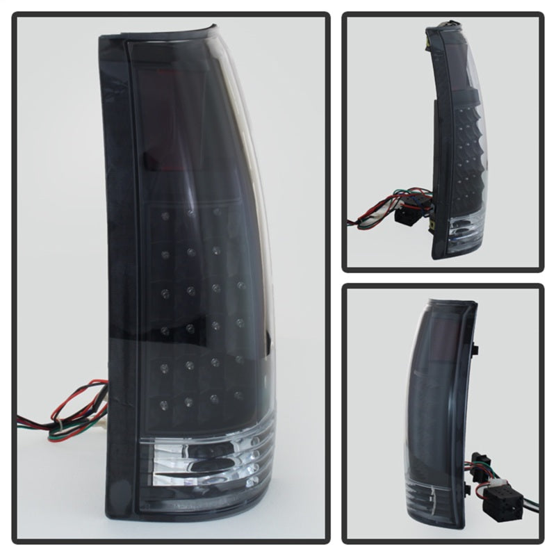 Xtune 9022449 Yukon Denali LED Tail Lights Black ALT-JH-CCK88-LED-BK
