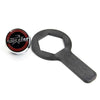 Race Star 630-6030-1 Pro Forged Spindle Mount Cap (Push Through Style) Chrome - Single
