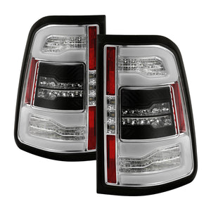 Spyder 5087300 fits Dodge 19-20 Ram LED Tail Light Chrome ALT-YD-DR19HAL-SEQ-C