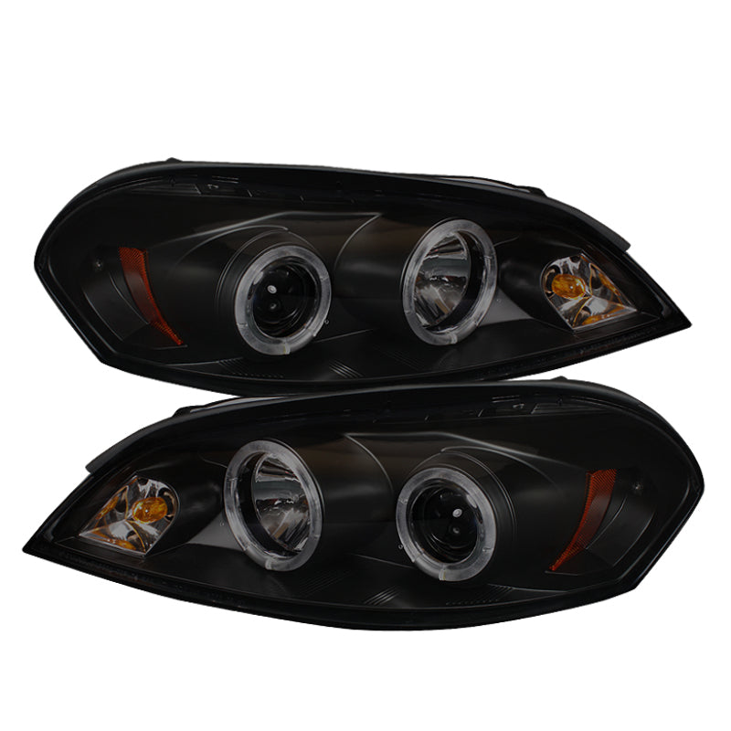 Spyder 5078308 fits Chevy 06-13 Impala Projector Headlights LED Halo LED Blk Sm