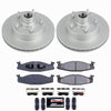 Power Stop 94-01 Ford E-150 Econoline Front Z23 Coated Brake Kit