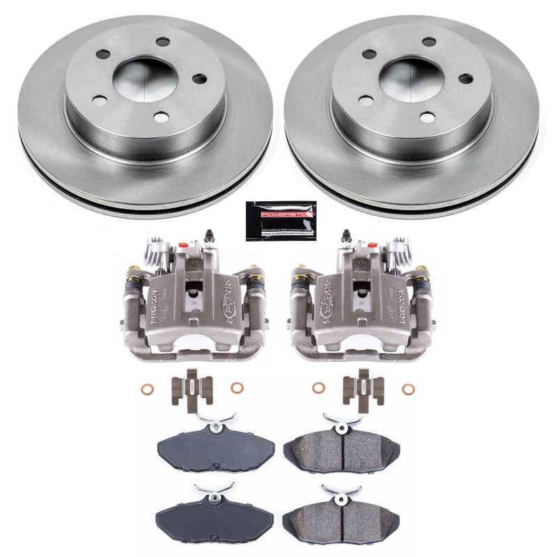 PowerStop fits Ford 93-97 Thunderbird Rear Autospecialty Brake Kit w/Calipers