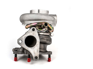 Forced Performance 2025161 fits Subaru STi/WRX Black Turbo 84mm CH10CM Turbine Hsg 18PSI TiAL MVI WG w/Oil Line