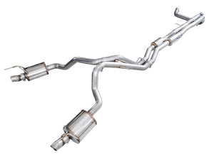 AWE Tuning 2021+ Cadillac Escalade 6.2L 0FG Dual Exit Exhaust System (Reuses OE Tips)