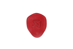 Akrapovic 801728 Leather Headphones Case - Red