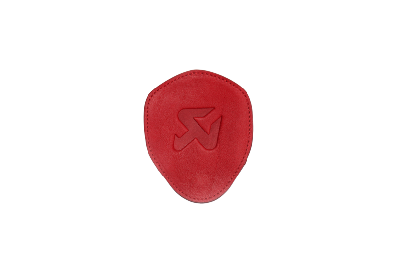 Akrapovic 801728 Leather Headphones Case - Red