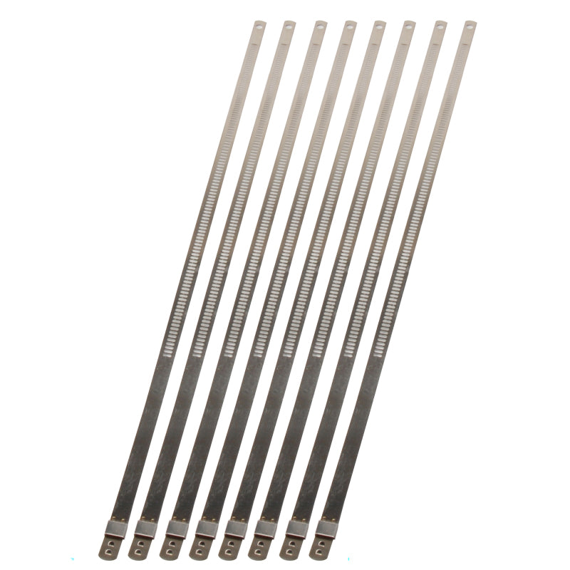 DEI  10208 Stainless Steel Positive Locking Tie 1/4in (7mm) x 9in - 8 per pack