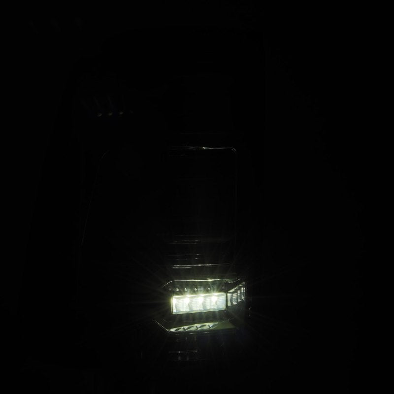 AlphaRex  640030 fits Dodge 19-21 Ram 1500 Luxx-Series LED Tail Lights Alpha-Bla