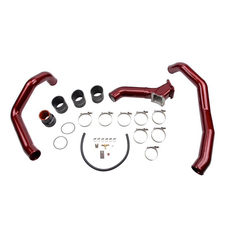 Wehrli WCF100411-RED Duramax LB7 Stage 1 High Flow Intake Bundle Kit - WCFab Red