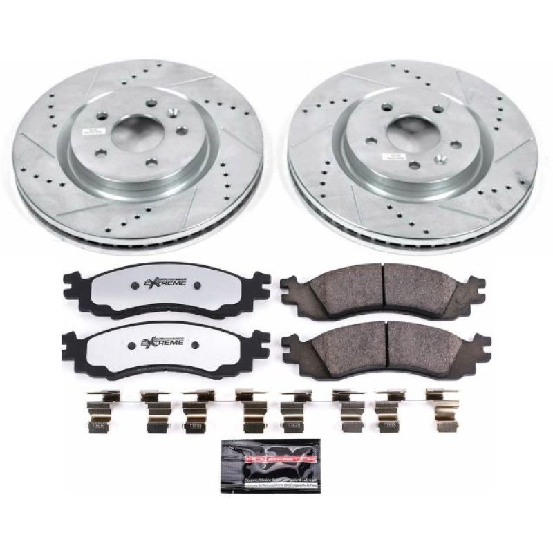 PowerStop K5581-36 11-12 fits Ford Taurus Front Z36 Truck & Tow Brake Kit