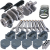 Eagle 129084135 fits Chevy LS7 4.000in Crank 24 Tth Reluctor 6.125in H-Beam -18cc 4.135in Pistons Rotating Assembly