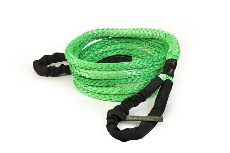 Voodoo Offroad 1300008A 2.0 Santeria Series 3/4in x 20 ft Kinetic Recovery Rope with Rope Bag - Green