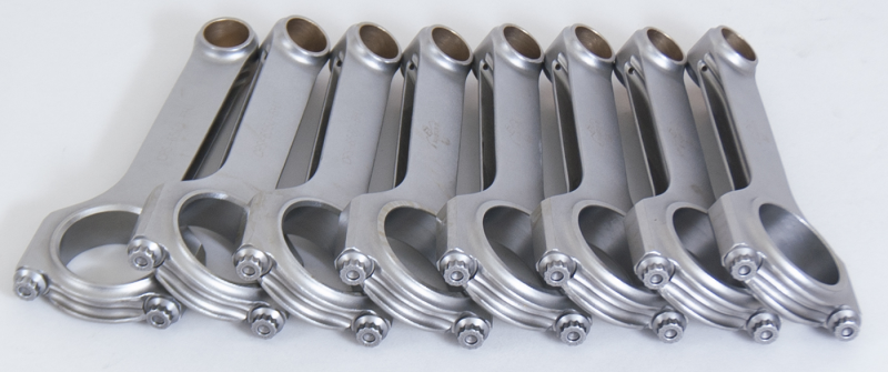 Eagle CRS65353D2000 fits Chevrolet Big Block 6.535in Length ARP 2000 Bolts Forged 4340 Steel H-Beam Rods - Set of 8