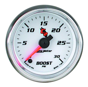 AutoMeter 7160 Autometer C2 52mm 30 PSI Electronic Boost Gauge