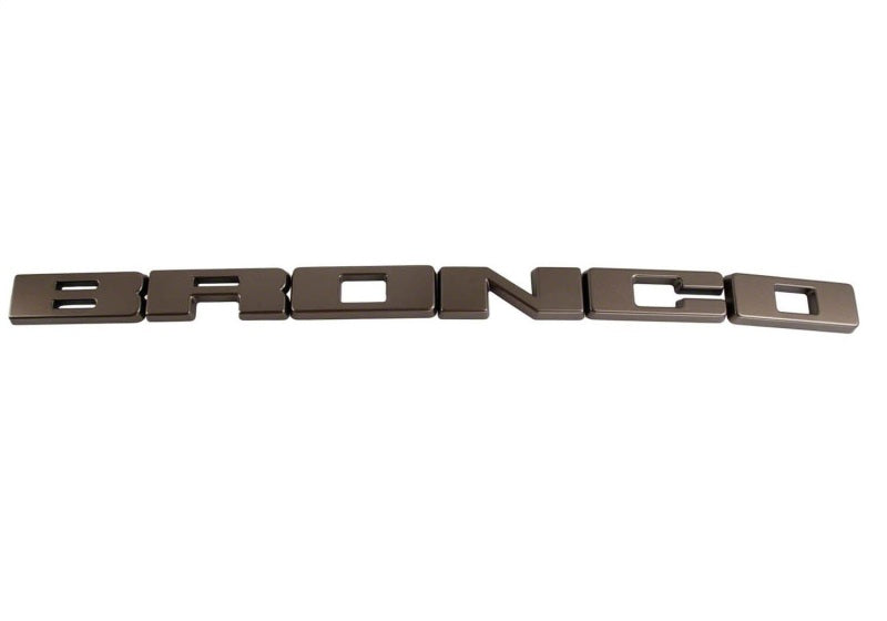 fits Ford Racing M-1447-BLBR 2021+ Bronco Grille Lettering Overlay Kit - Bronze