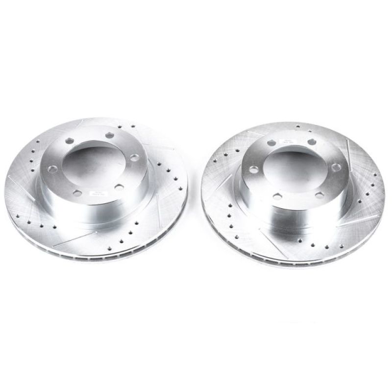 PowerStop fits Toyota 96-02 4Runner Front Evolution Drilled & Slotted Rotors -