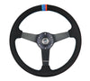 NRG RST-037MB-SA-M3 RST-037MB-SA-M3 Sport Wheel 3 Solid Spokes - 1.5in Deep -