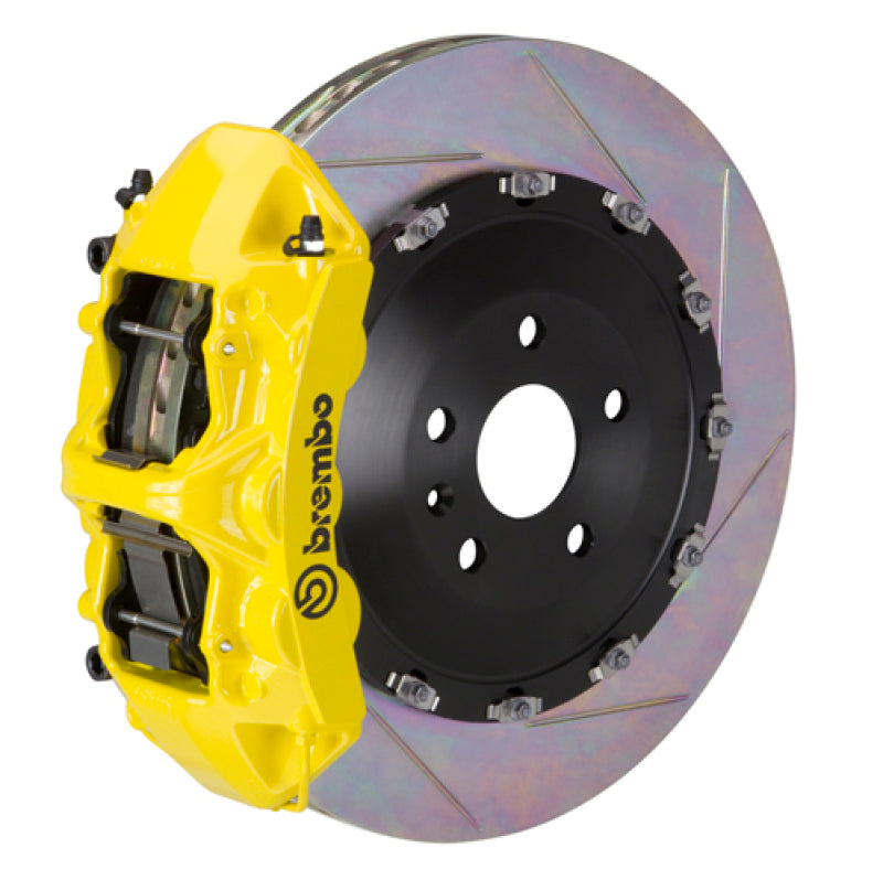 Brembo 1N2.9506A5 Brembo 07-13 X5 Front GT BBK 6 Piston Cast 405x34 2pc Rotor Slotted Type1 - Yellow