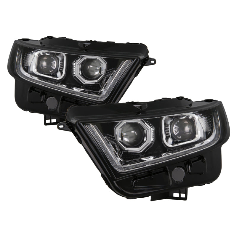 xTune 9939815 15-16 fits Ford Edge (Halogen Model Only) LED Projector Headlights - Chrome PRO-JH-FEDGE15-LED-C