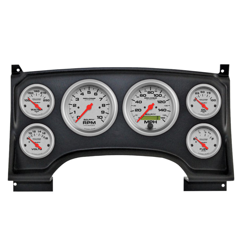 AutoMeter 2933-13 Autometer Ultra-Lite Direct Fit Dash Kit 94-97 fits Chevy S10 Truck (2 x 3-3/8in. / 4 x 2-1/16in.)