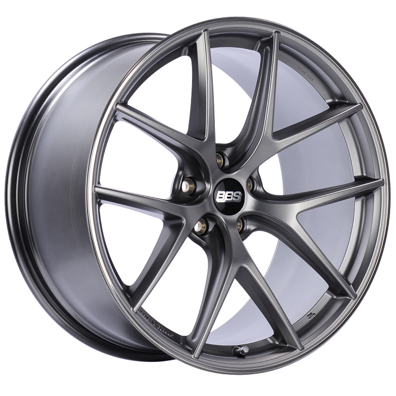 BBS CI0401PSPO CI-R 20x10.5 5x112 ET35 Platinum Silver Polished Rim Protector Wheel -82mm PFS/Clip Required