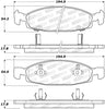 Stoptech 305.079 Street Select Brake Pads
