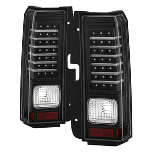 5017697 Xtune fits Hummer 06-09 H3 ( Non H3T ) LED Tail Lights Black ALT-ON-HH