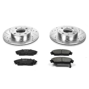 PowerStop K402 fits Honda 90-91 Civic Front Z23 Evolution Sport Brake Kit