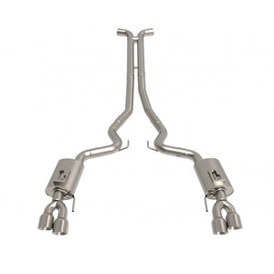 Kooks Headers 11514450 Kooks 2018+ Mustang 5.0L 4V Conv/Coupe Cat-back Exhaust Connect to OEM Conn Point Polished Tips