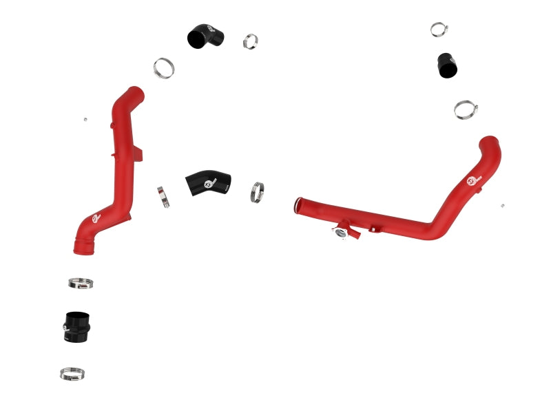 AFE 46-20658-R unner 2-1/4 IN Aluminum Hot Charge Pipe Black 20-23 fits Ford Ex