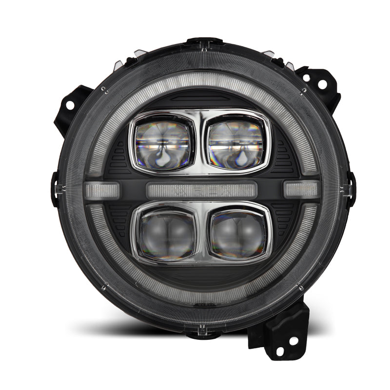 AlphaRex 880868 18-23 fits Jeep Wrangler JL/fits Gladiator JT LED Proj Headli