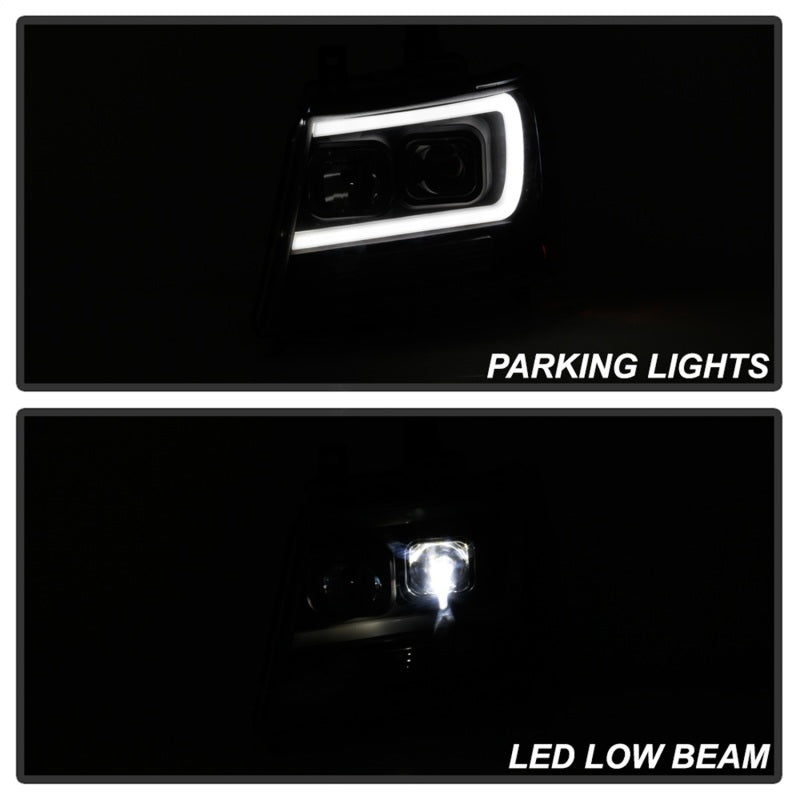 Spyder 5087515 fits Chevy 07-14 Suburban 1500/2500 Tahoe 07-14 LED Headlights B